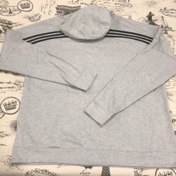 ADIDAS Hoodie Medium Grey Heather - Picture 6 of 6